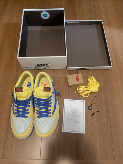 Travis Scott × Nike Women's Air Jordan 1 Retro Low OG "Canary"