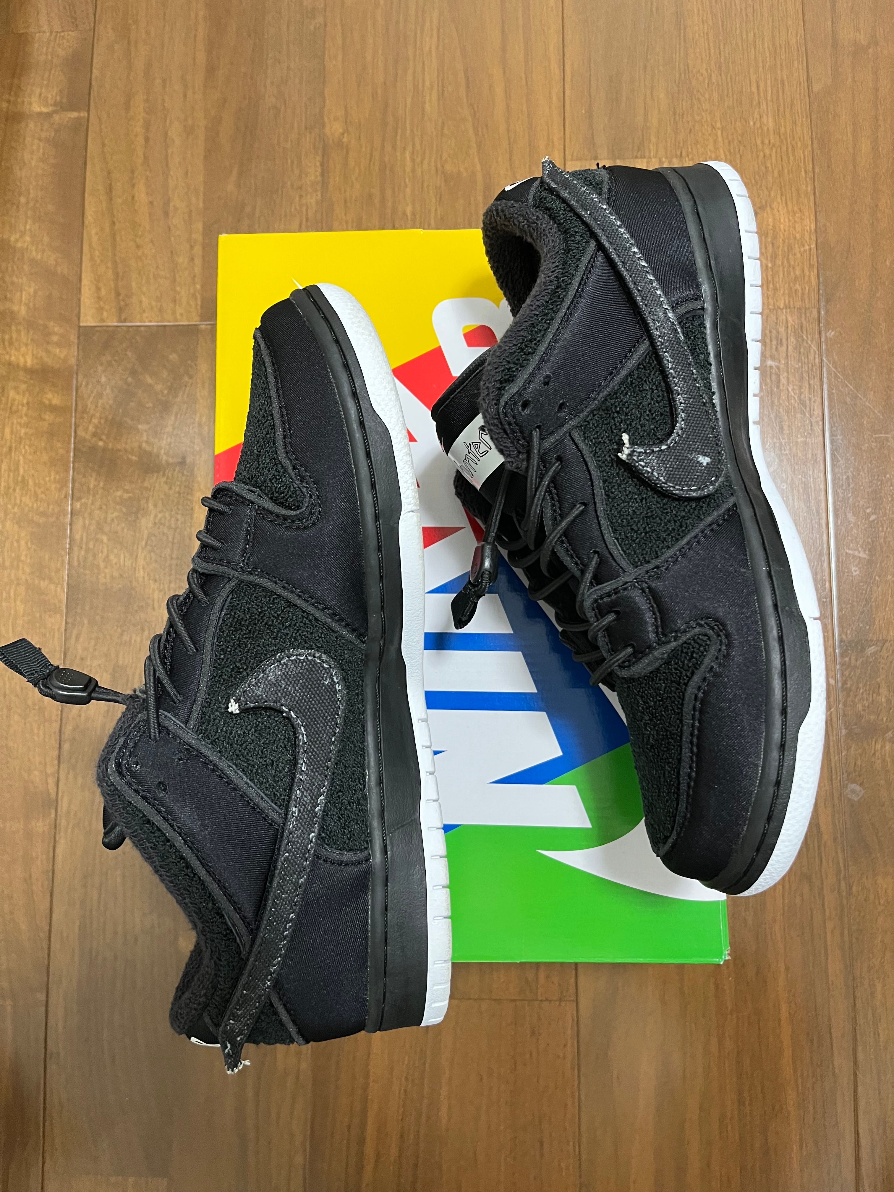 Gnarhunters × Nike SB Dunk Low "Black/White"