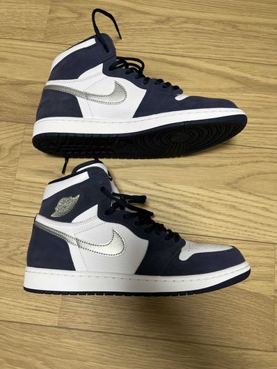Nike Air Jordan 1 High OG CO.JP "White/Midnight Navy" (2020)(ブリーフケースなし)