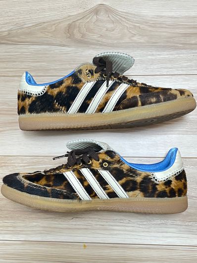 Wales Bonner × adidas Samba Pony Leo Low "Dark Brown/Cream White"