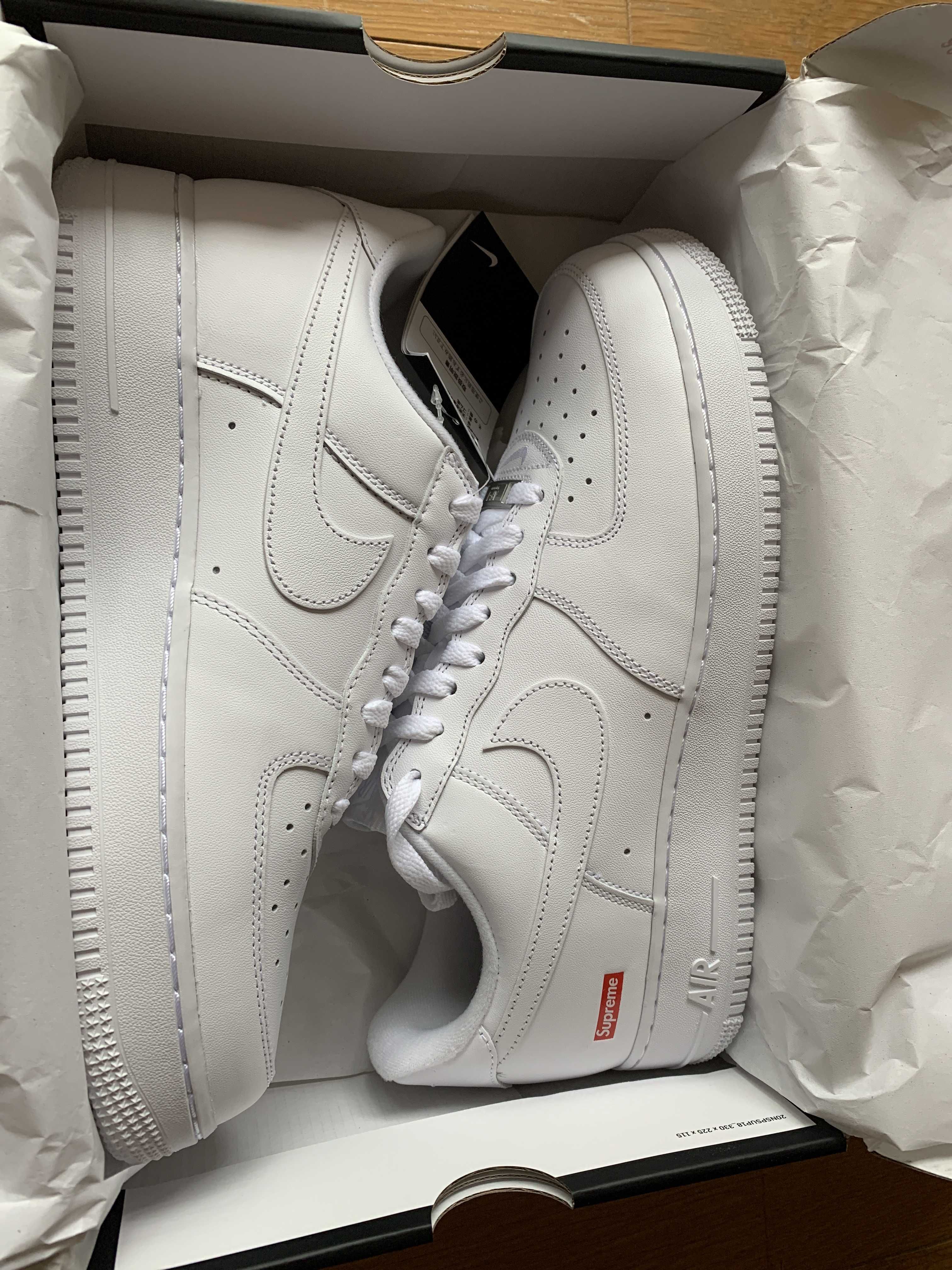 Supreme × Nike Air Force 1 Low "White"