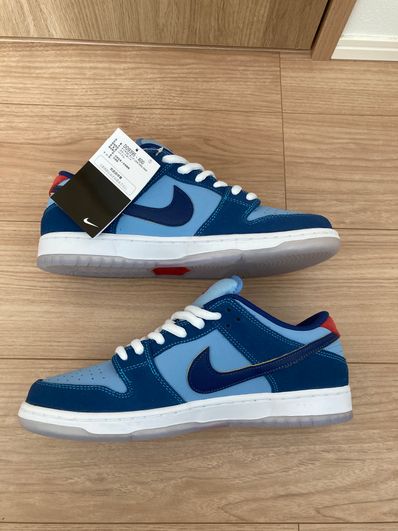 Why So Sad? × Nike SB Dunk Low "Coastal Blue/Speed Yellow-University Red"