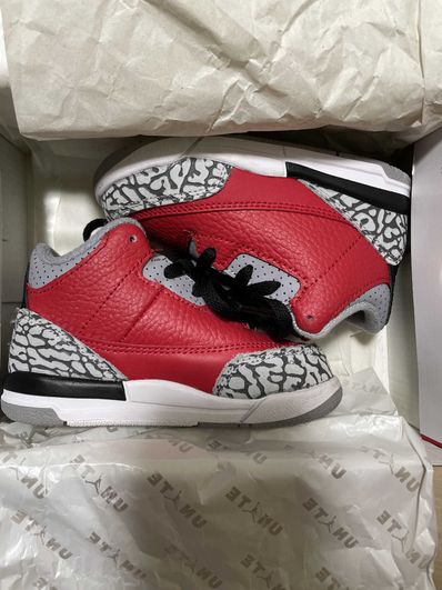 Nike TD Air Jordan 3 Retro SE "Fire Red"