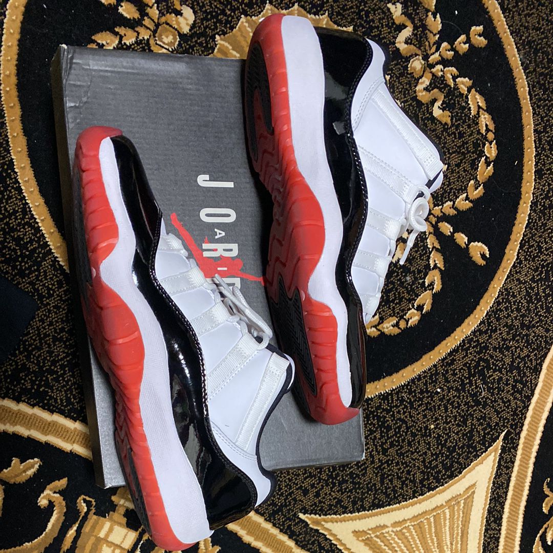 NIKE AIR JORDAN11 LOW GS "GYM RED"