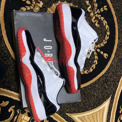 NIKE AIR JORDAN11 LOW GS "GYM RED"