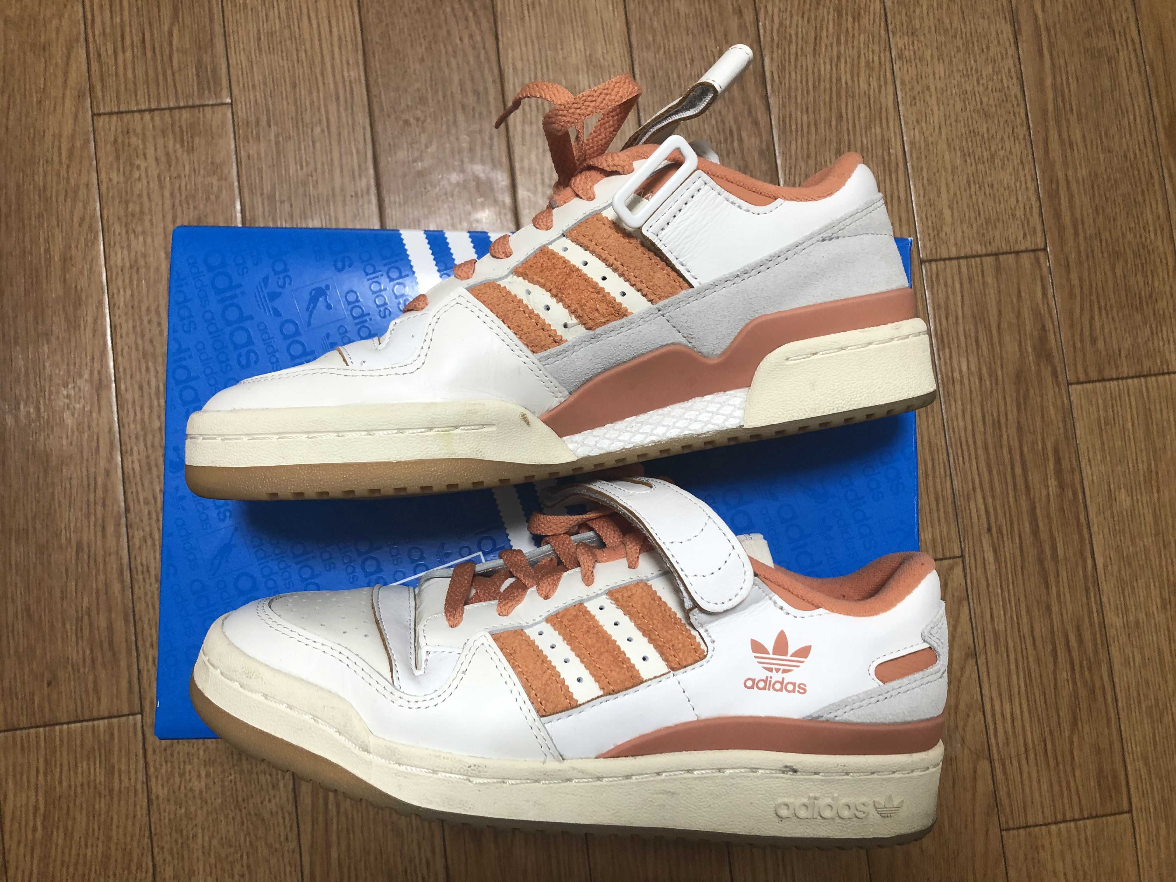 adidas FORUM 84 LOW "FOOTWEAR WHITE/HAZY COPPER"