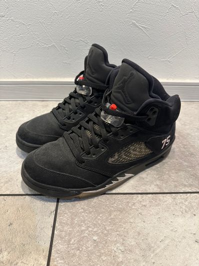 NIKE AIR JORDAN 5 PARIS SAINT-GERMAIN BLACK/CEMENT GREY