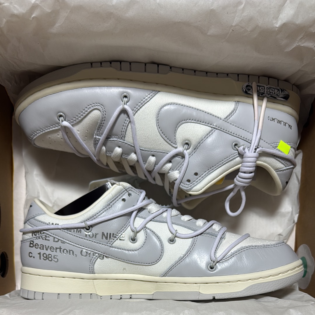 オフホワイト × ナイキ ダンク ロー 1 of 50 "ロット49"