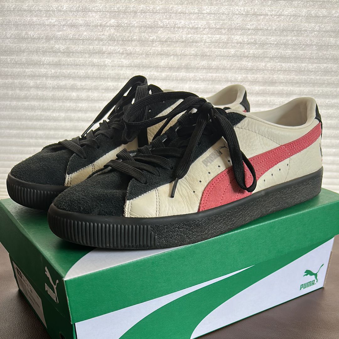 Staple × Atmos × Puma Suede "Beige/Black/Smoke Pink"
