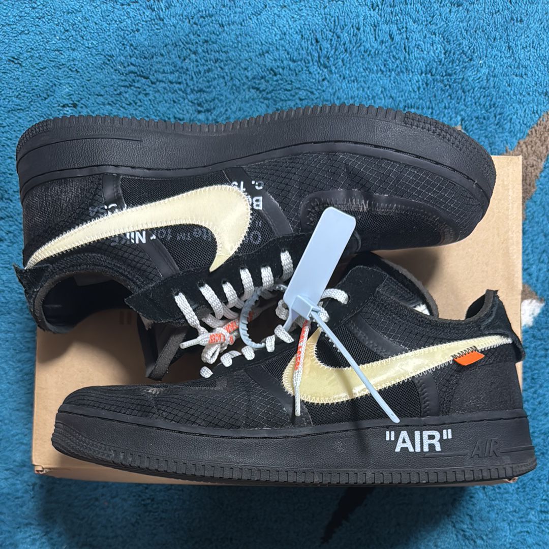 Off-White × Nike Air Force 1 Low "Black"