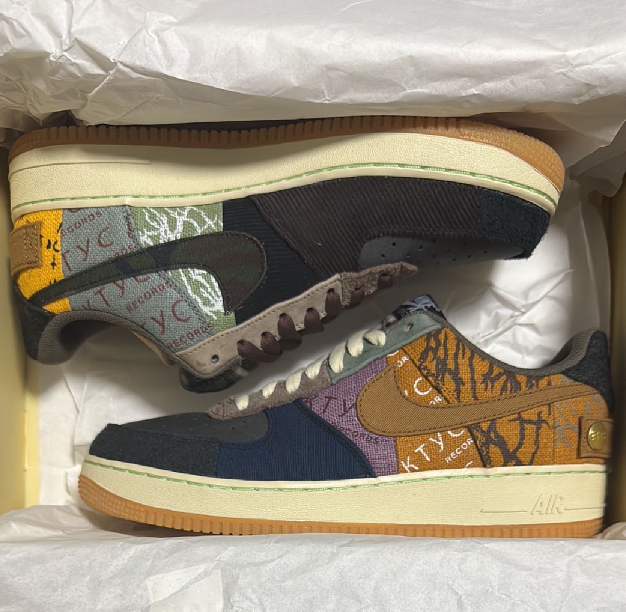 Travis Scott × Nike Air Force 1 Low Cactus Jack "Multi Color"
