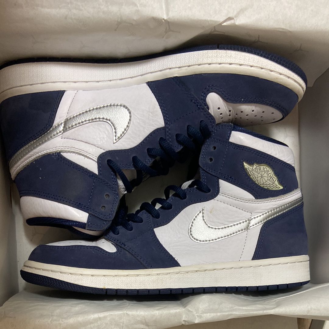 Nike Air Jordan 1 High OG CO.JP "White/Midnight Navy" (2020)(ブリーフケースなし)