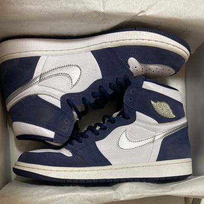 Nike Air Jordan 1 High OG CO.JP "White/Midnight Navy" (2020)(ブリーフケースなし)