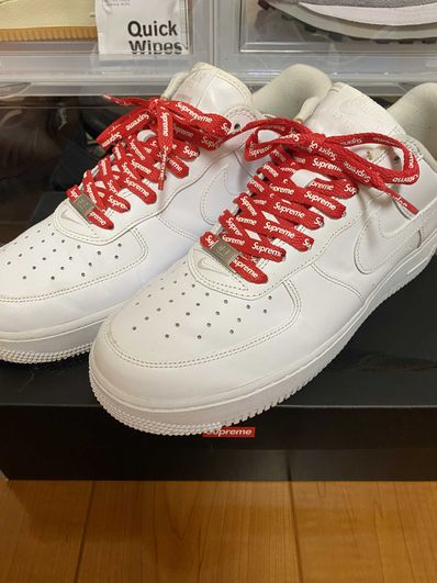 Supreme × Nike Air Force 1 Low "White"