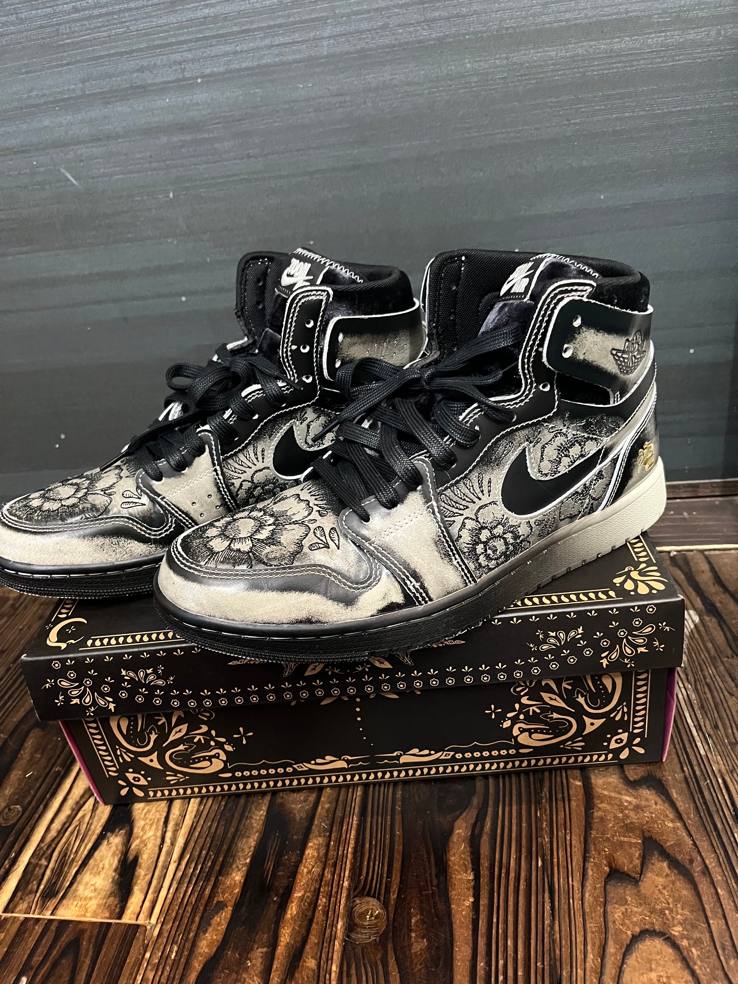 ナイキ エアジョーダン1 ハイ ズーム CMFT 2 　ディア デ ムエルトス Amazon.com | Jordan 1 High Zoom Air CMFT 2 Día De Muertos