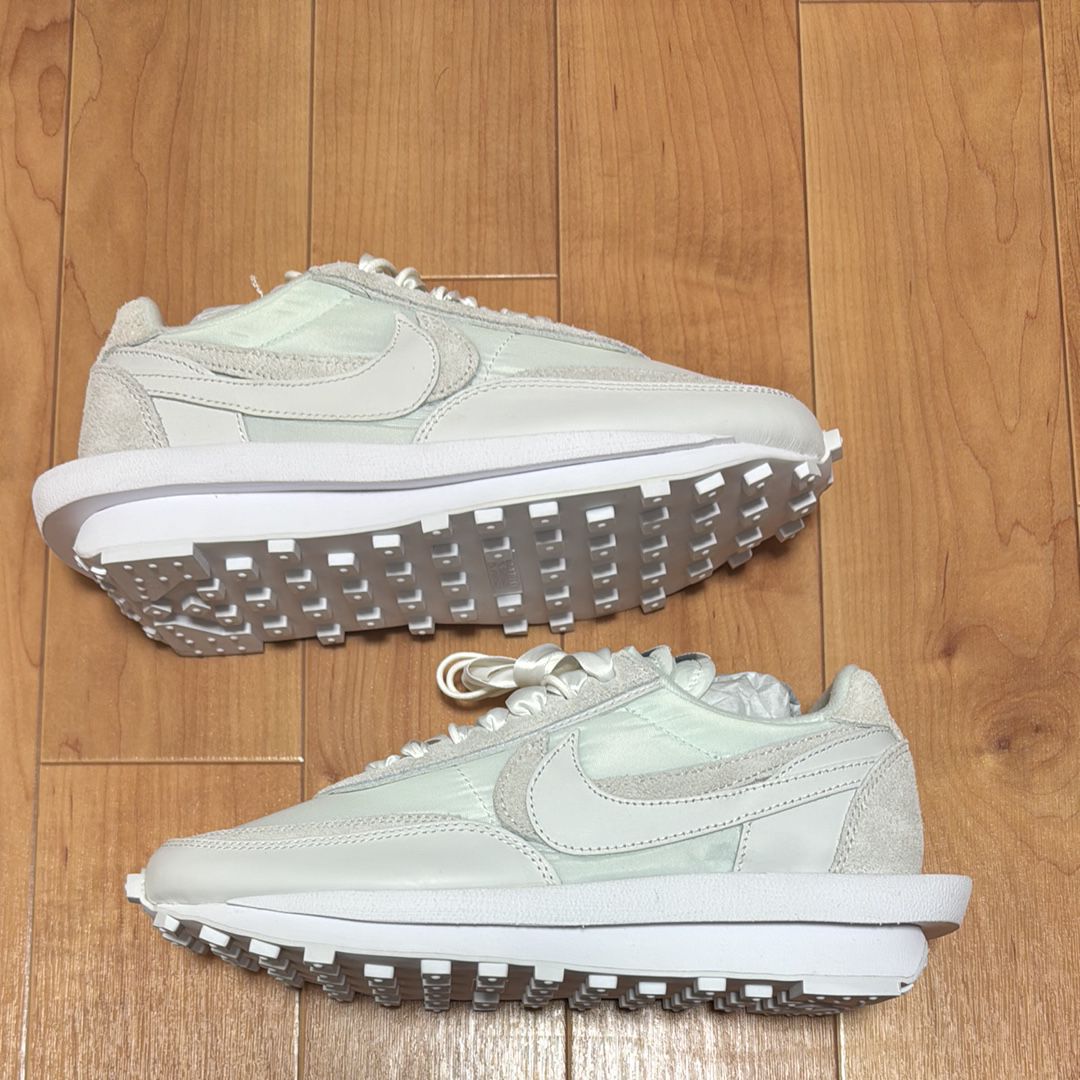 sacai × Nike LDV Waffle "Triple White"