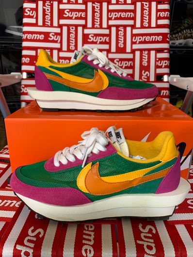 sacai × NIKE LDV WAFFLE "PINE GREEN"