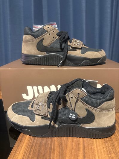 Travis Scott × Nike Jordan Jumpman Jack TR CJ1 T-Rexx "Black and Dark Mocha"