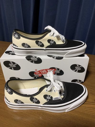 WACKO MARIA × Vans Vault OG Authentic LX "Classic White-Records"