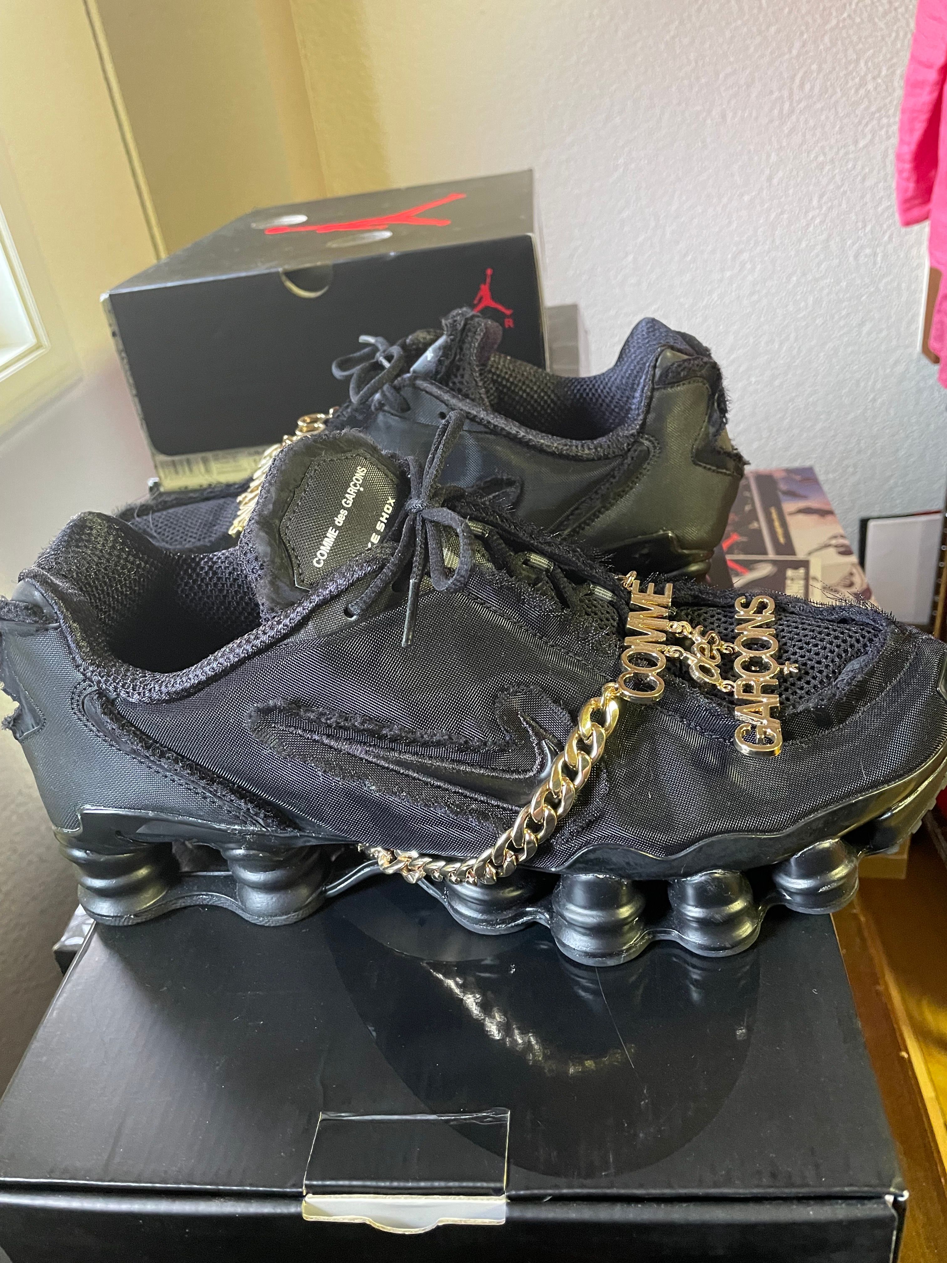 COMME des GARCONS × Nike Women's Shox TL "Black"