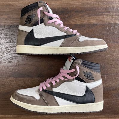 Travis Scott × Nike Air Jordan 1 Retro High OG TS SP "Sail/Dark Mocha"