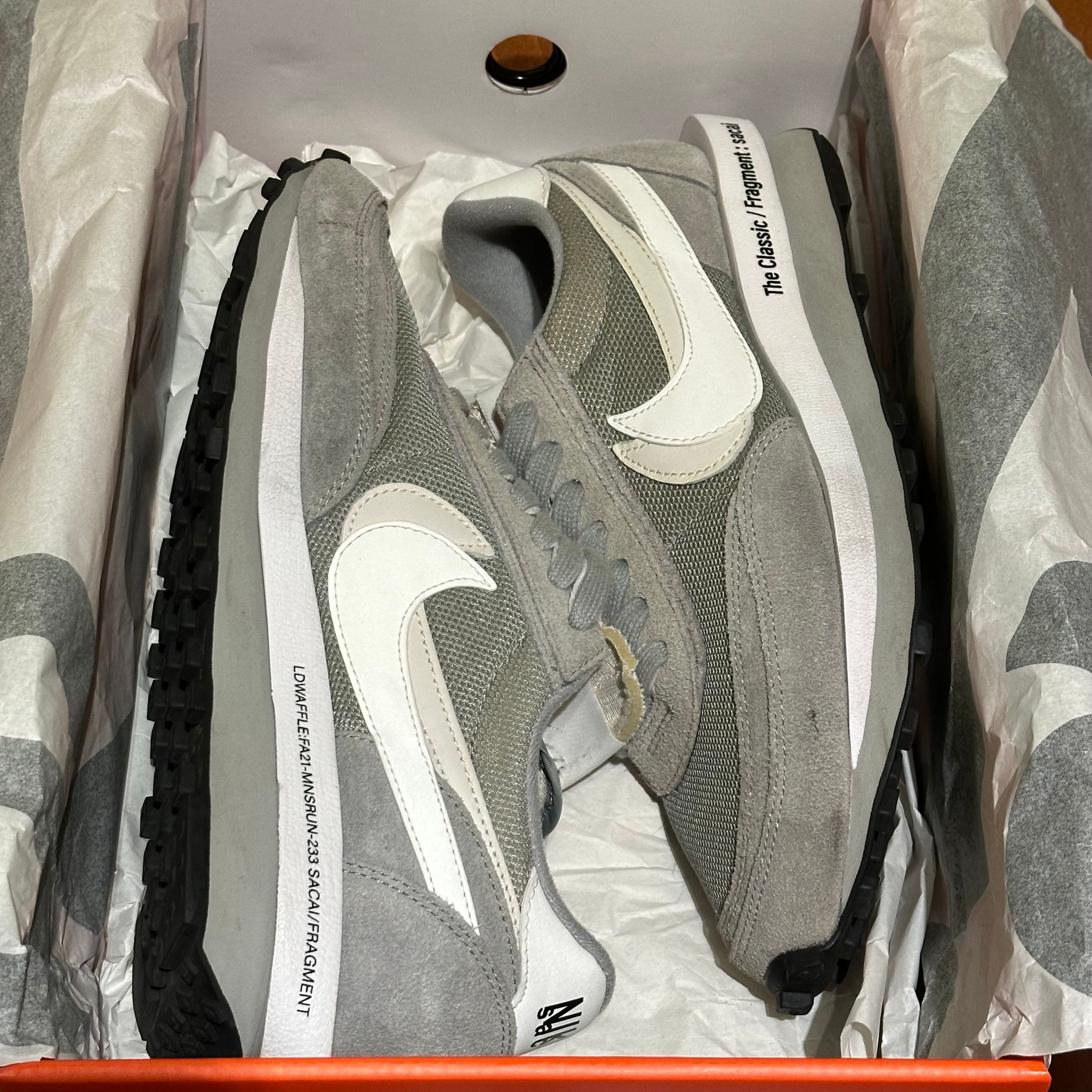 Fragment × sacai × Nike LD Waffle "Light Smoke Grey"