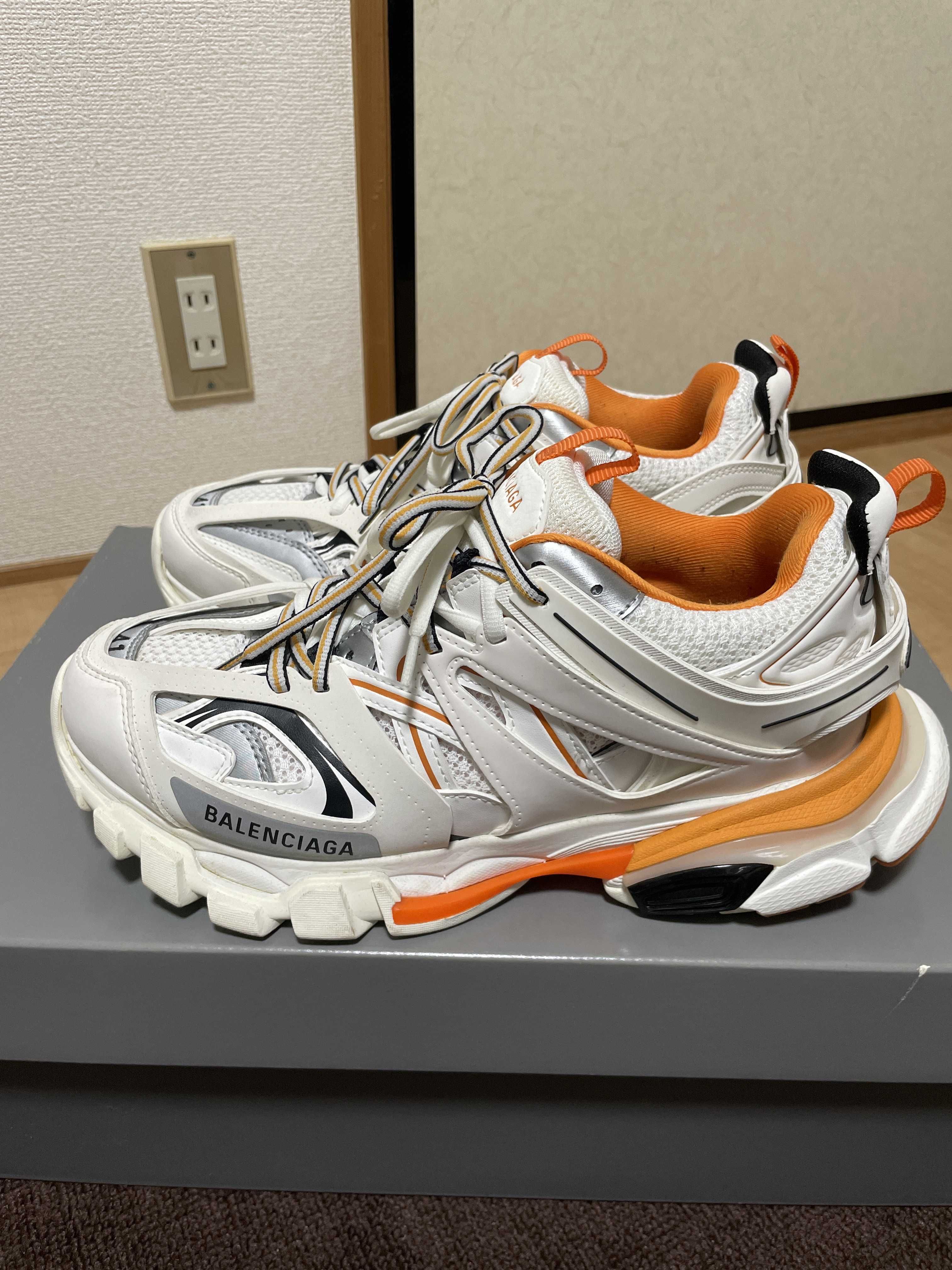 Balenciaga Track Sneaker "White/Orange"