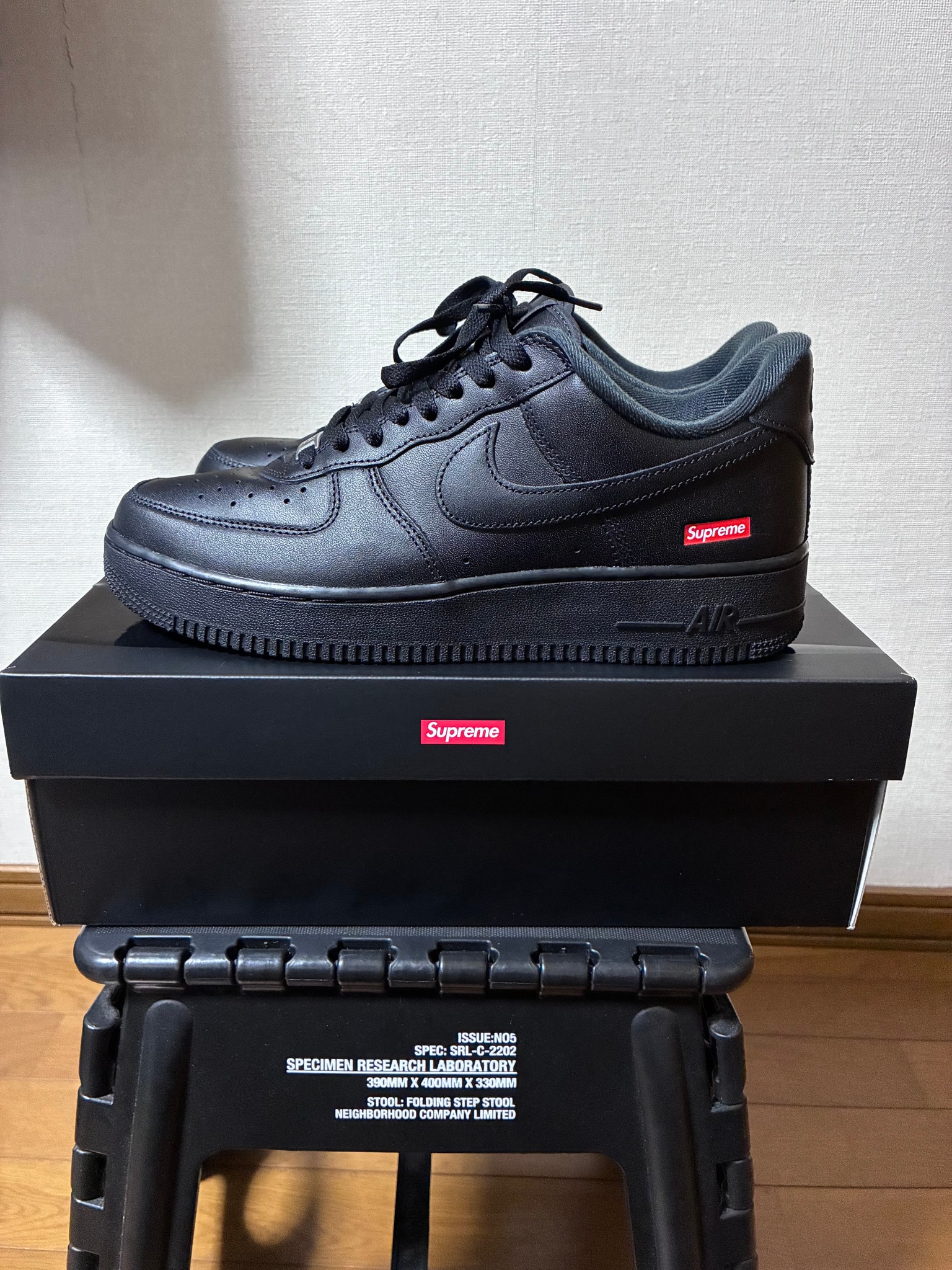 Supreme × Nike Air Force 1 Low "Black"