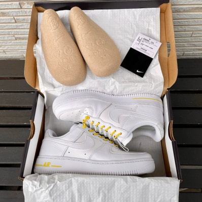 Nike Women's Air Force 1 Lux "White/Chrome Yellow"