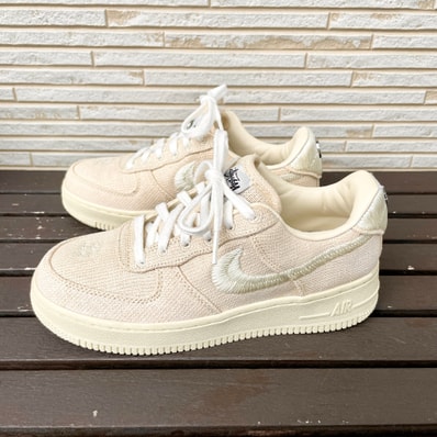 Stussy × Nike Air Force 1 Low "Fossil Stone"
