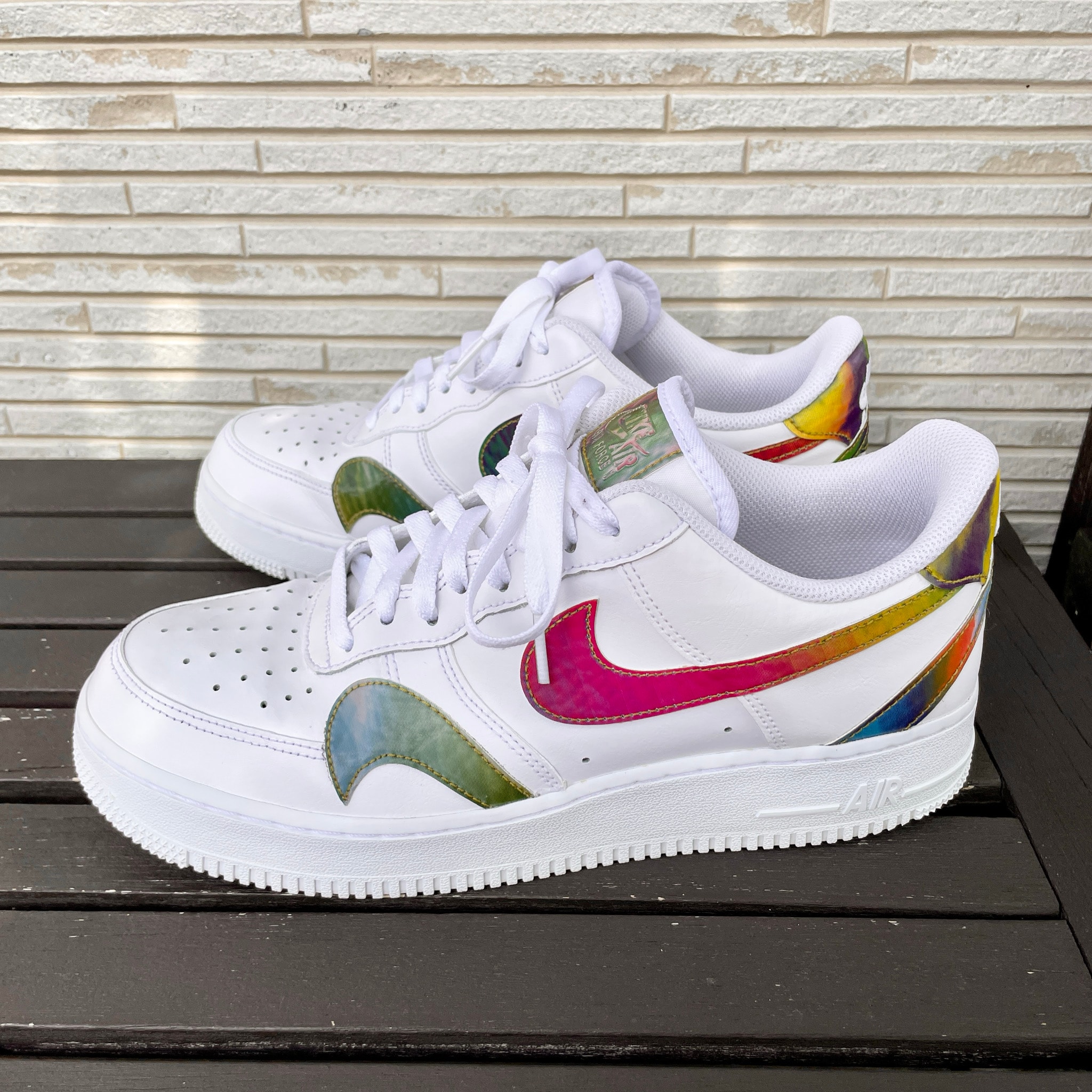 Nike Air Force 1 Low Misplaced Swooshes "White Multi"