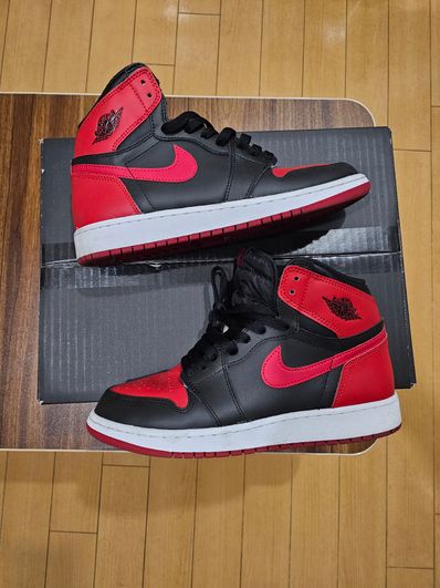 Nike GS Air Jordan 1 Retro High BRED 2016 "BANNED"