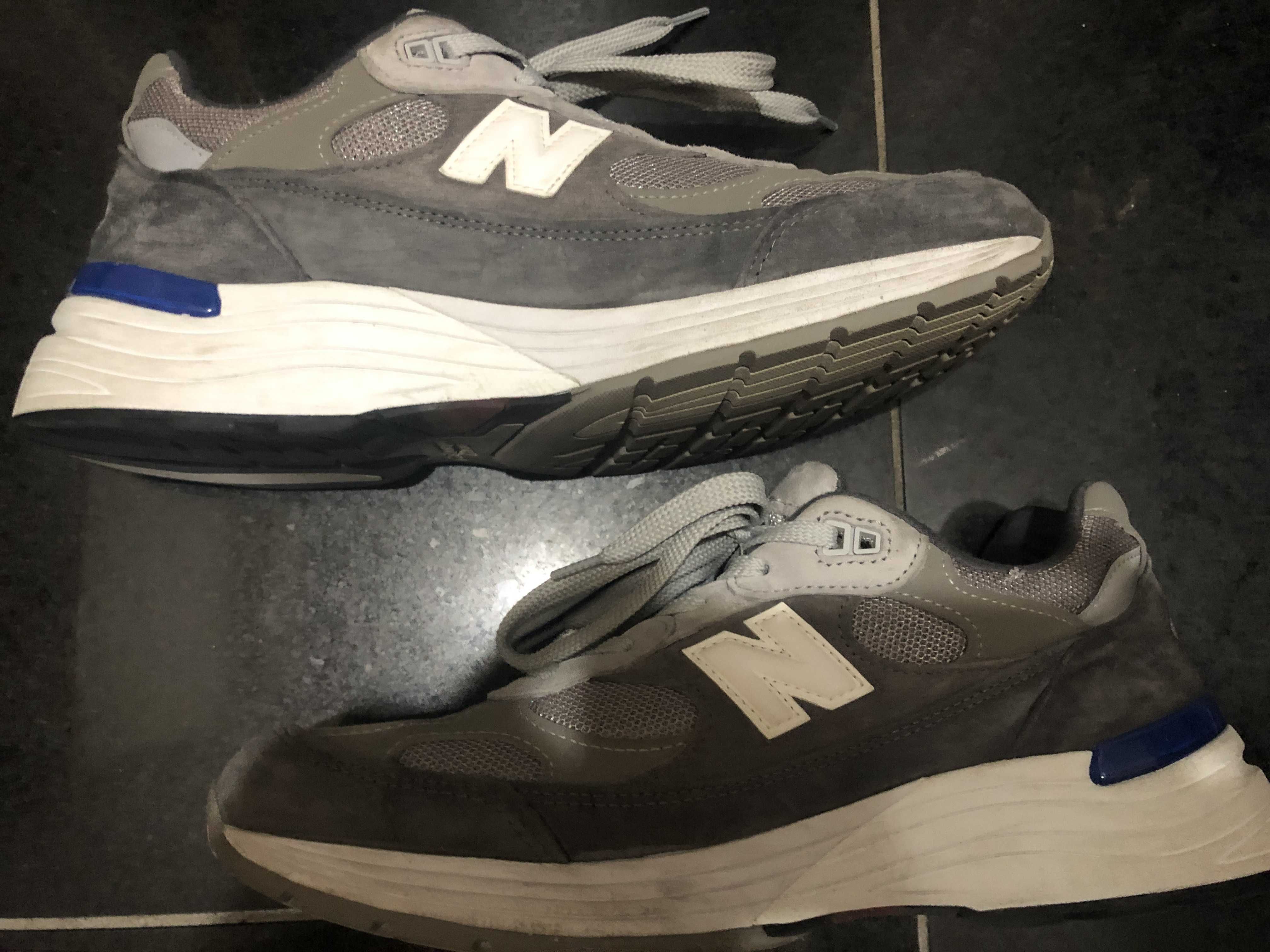 New Balance 992 "GRAY/BLUE/RED"