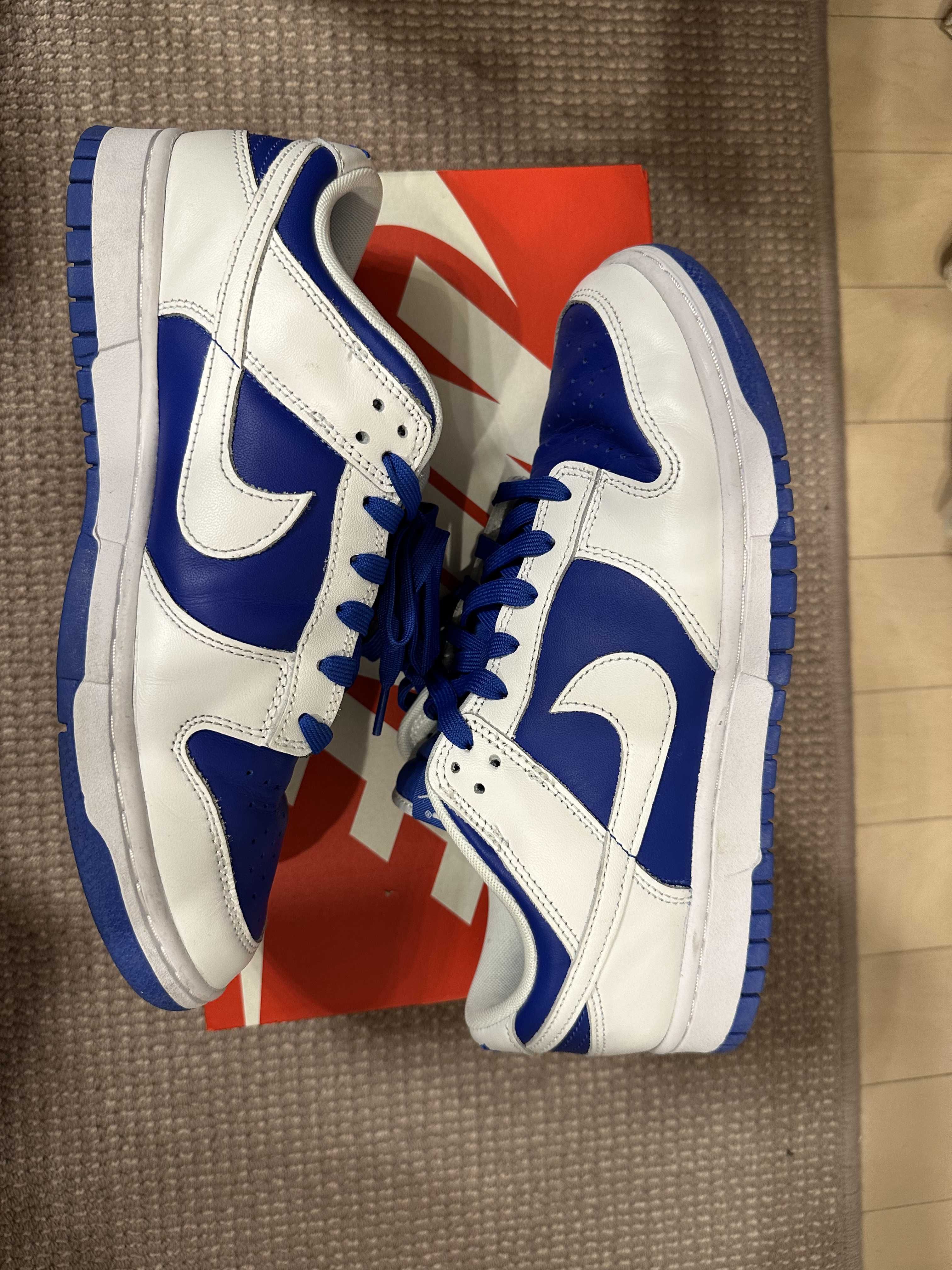 Nike Dunk Low Retro "Racer Blue and White"