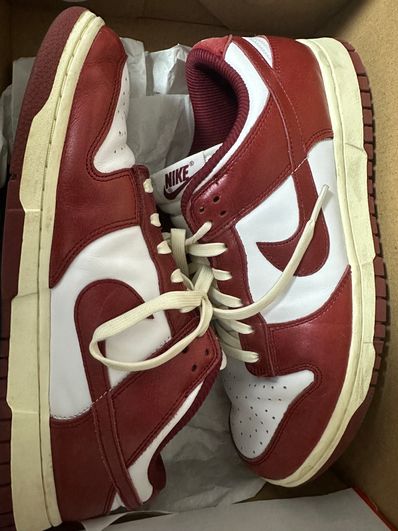 Nike Women's Dunk Low PRM "Team Red and White"