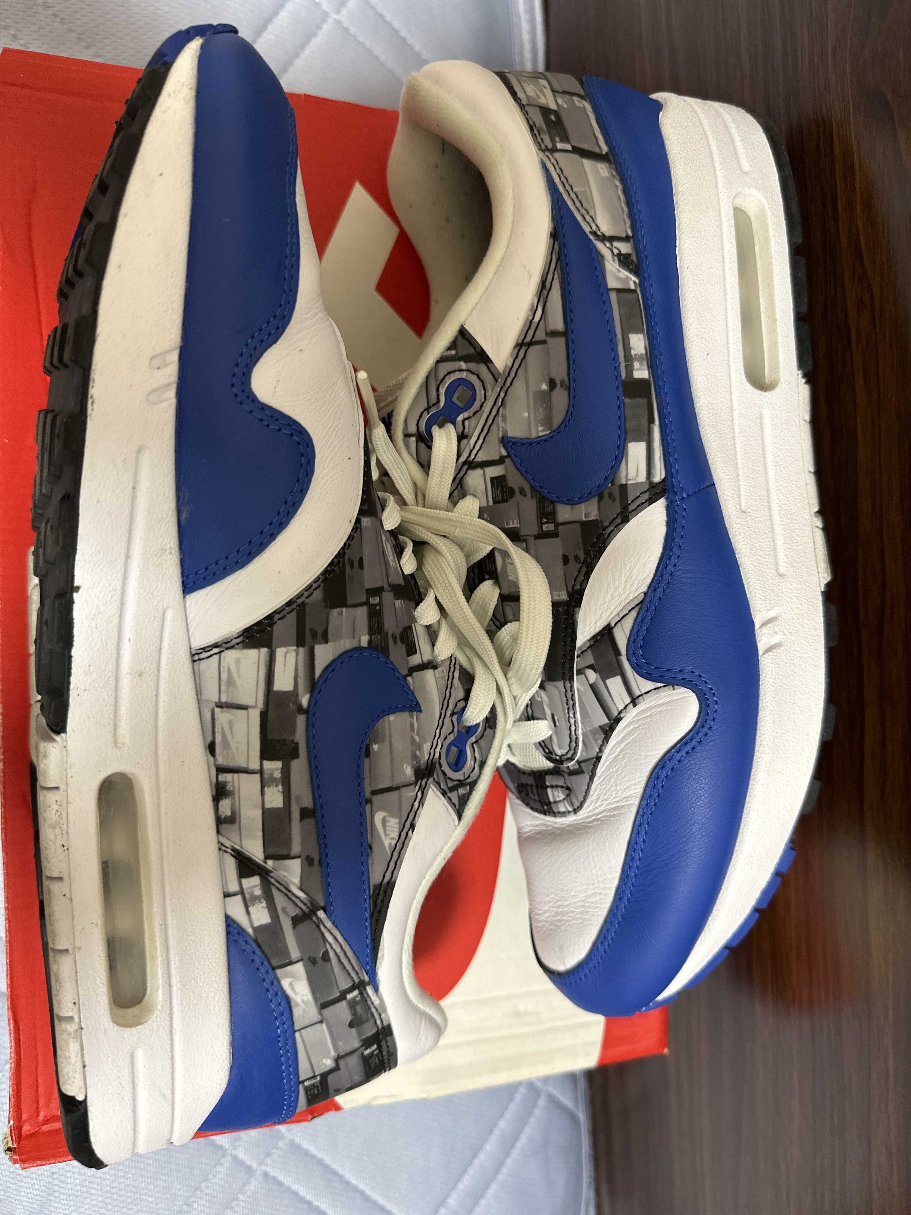 atmos × Nike Air Max 1 Blue "We Love Nike"