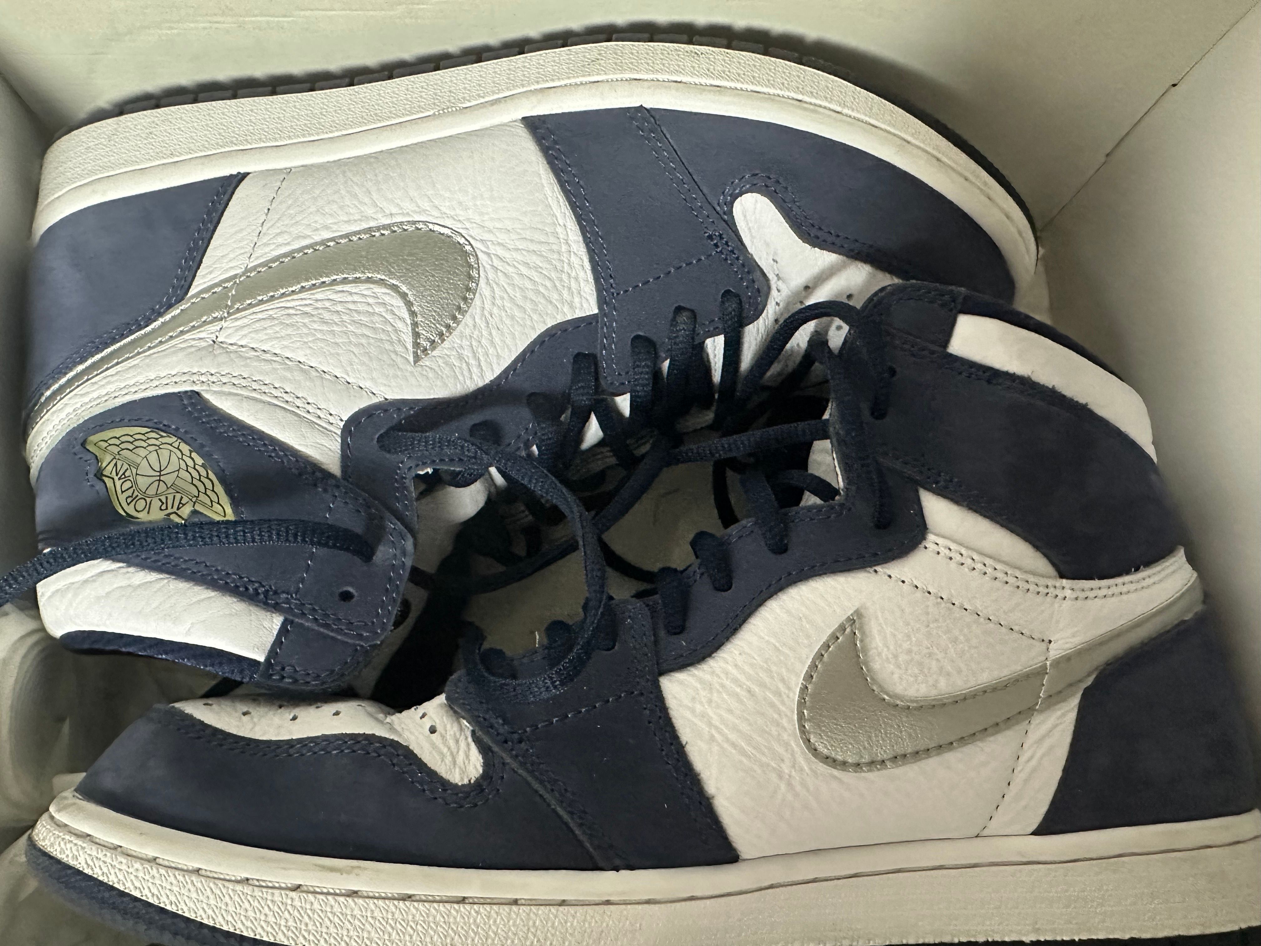Nike Air Jordan 1 High OG CO.JP "White/Midnight Navy" (2020)(ブリーフケースなし)