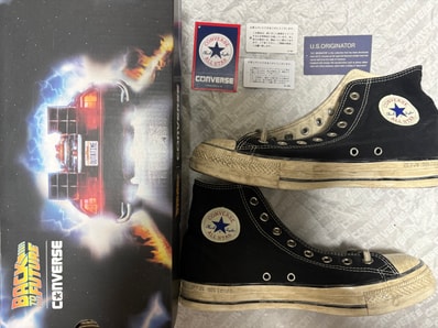 Back To The Future × Converse All Star US MT Hi "Black"