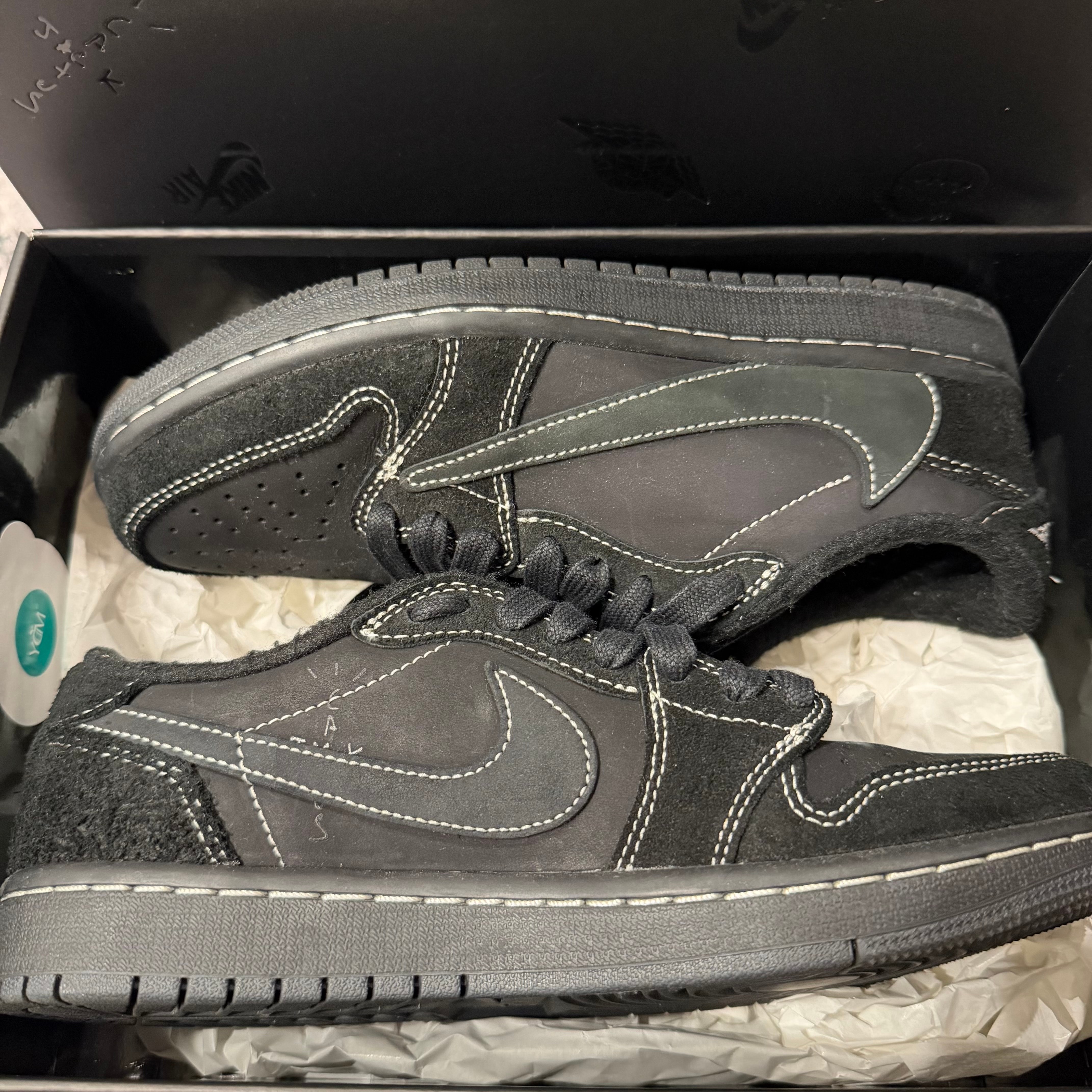 Travis Scott × Nike Air Jordan 1 Low OG SP "Black Phantom"