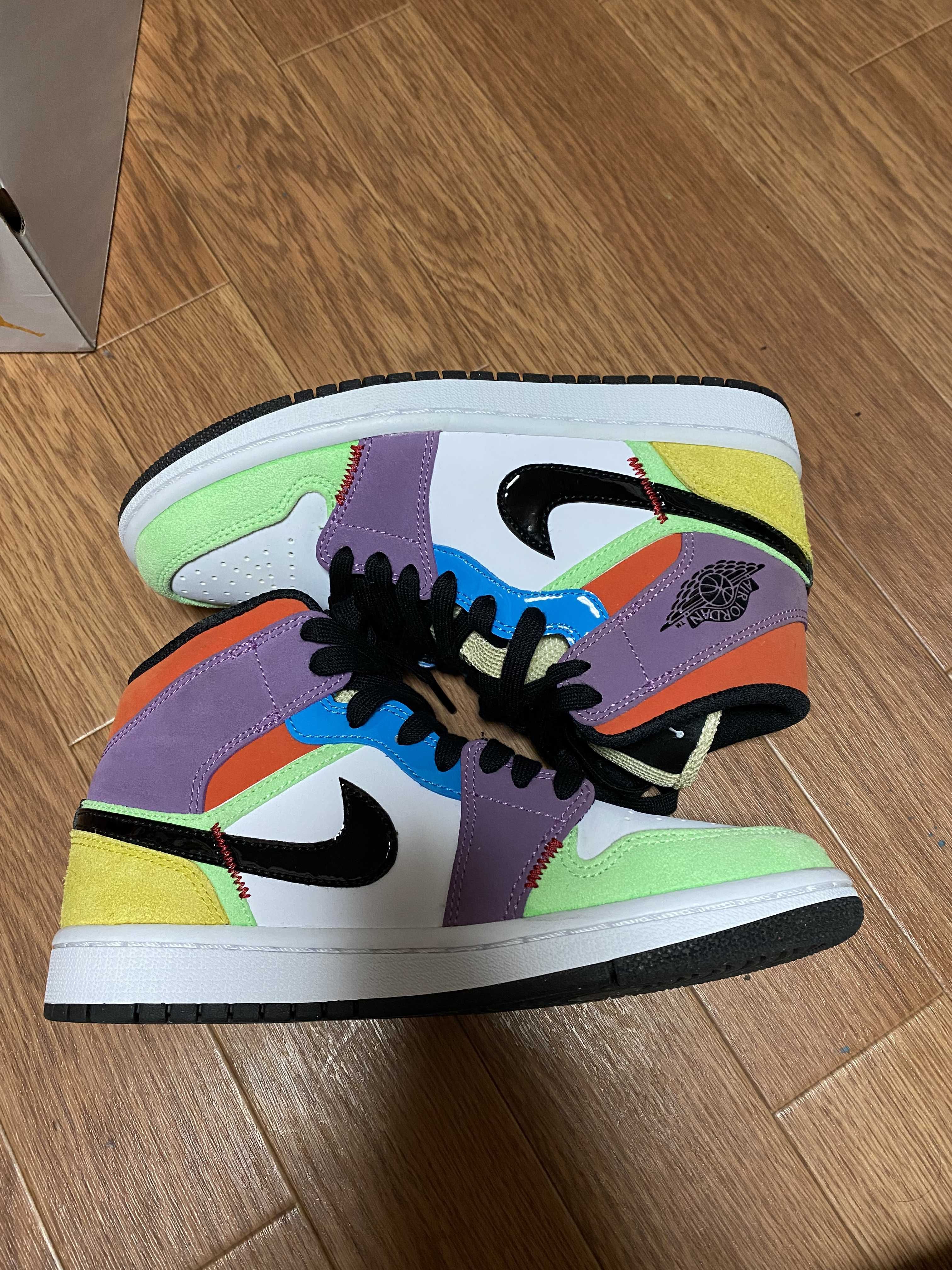 Nike Women's Air Jordan 1 Mid "Multi Color"