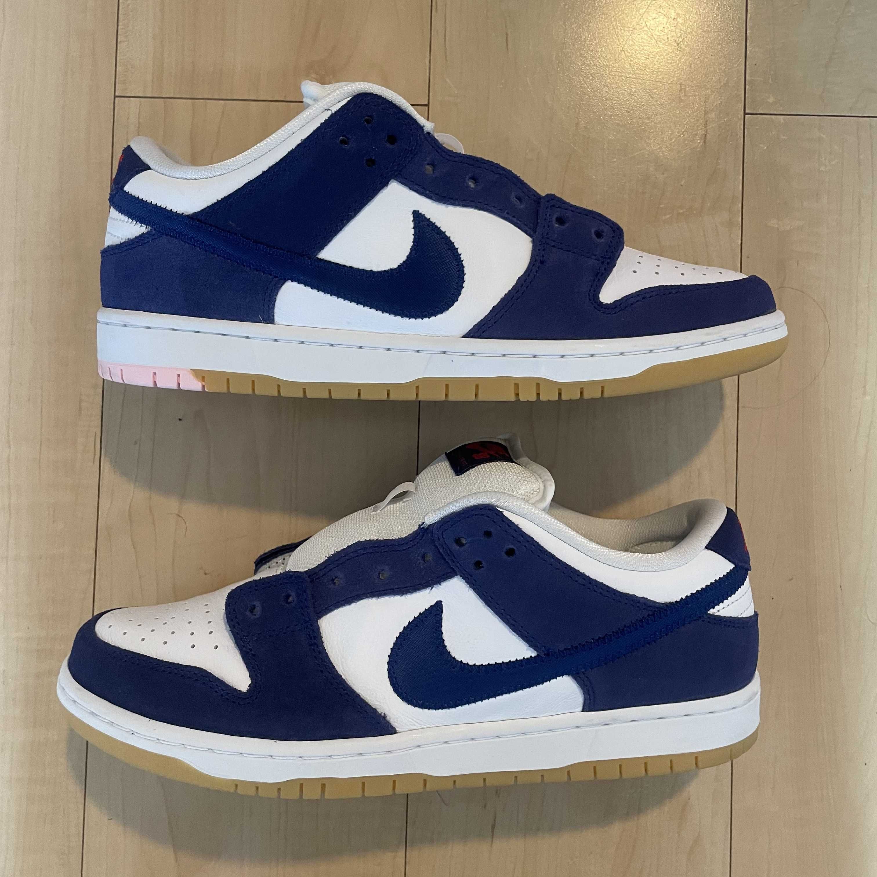 Nike SB Dunk Low "Los Angeles Dodgers/Deep Royal Blue"