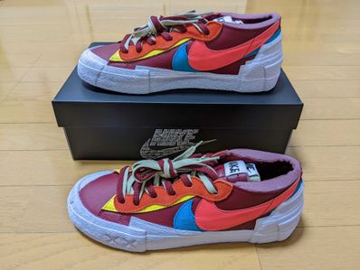 KAWS × sacai × Nike Blazer Low "Team Red"