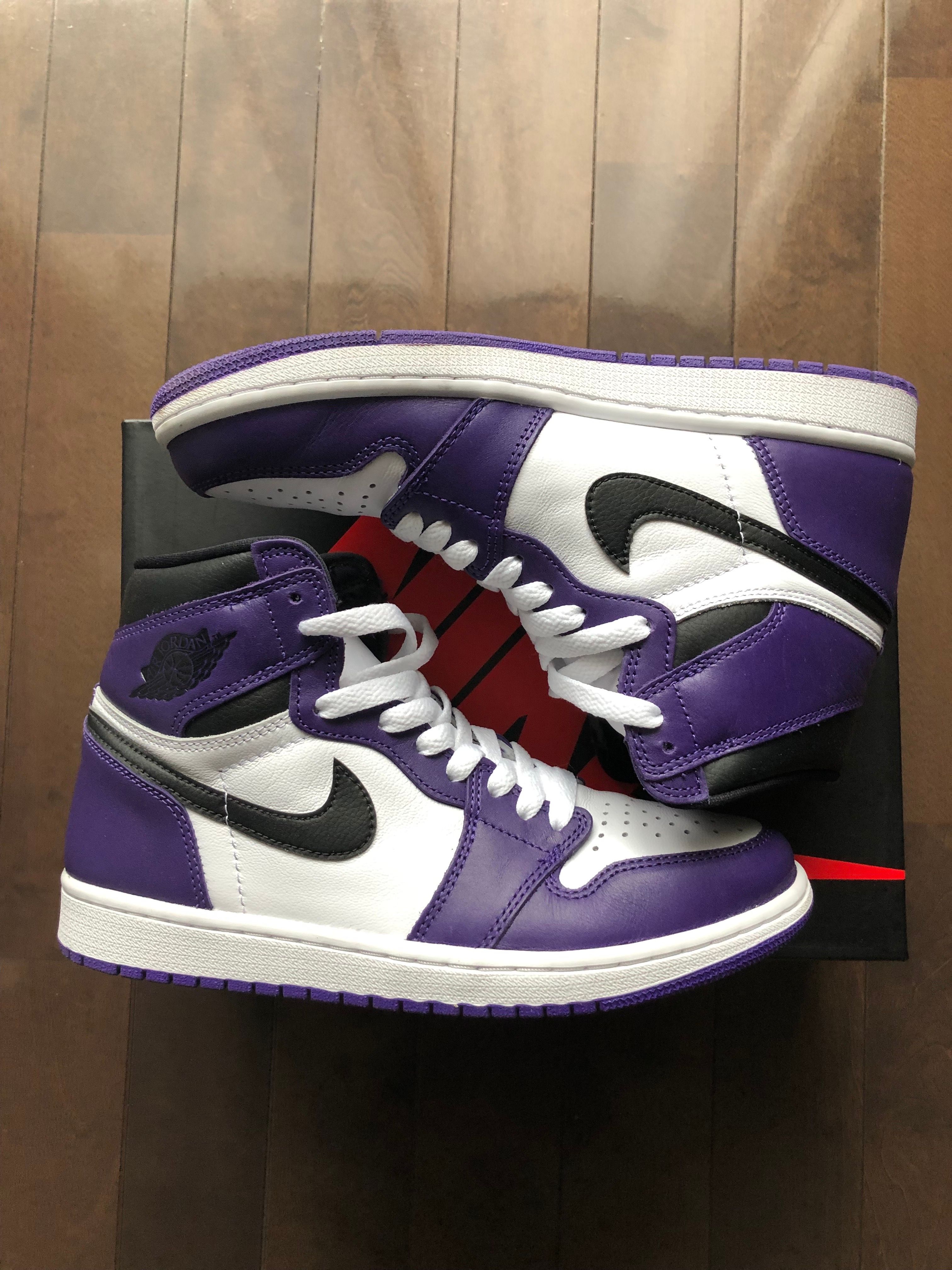 Nike Air Jordan 1 Retro High OG "Court Purple White/Black" (2020)
