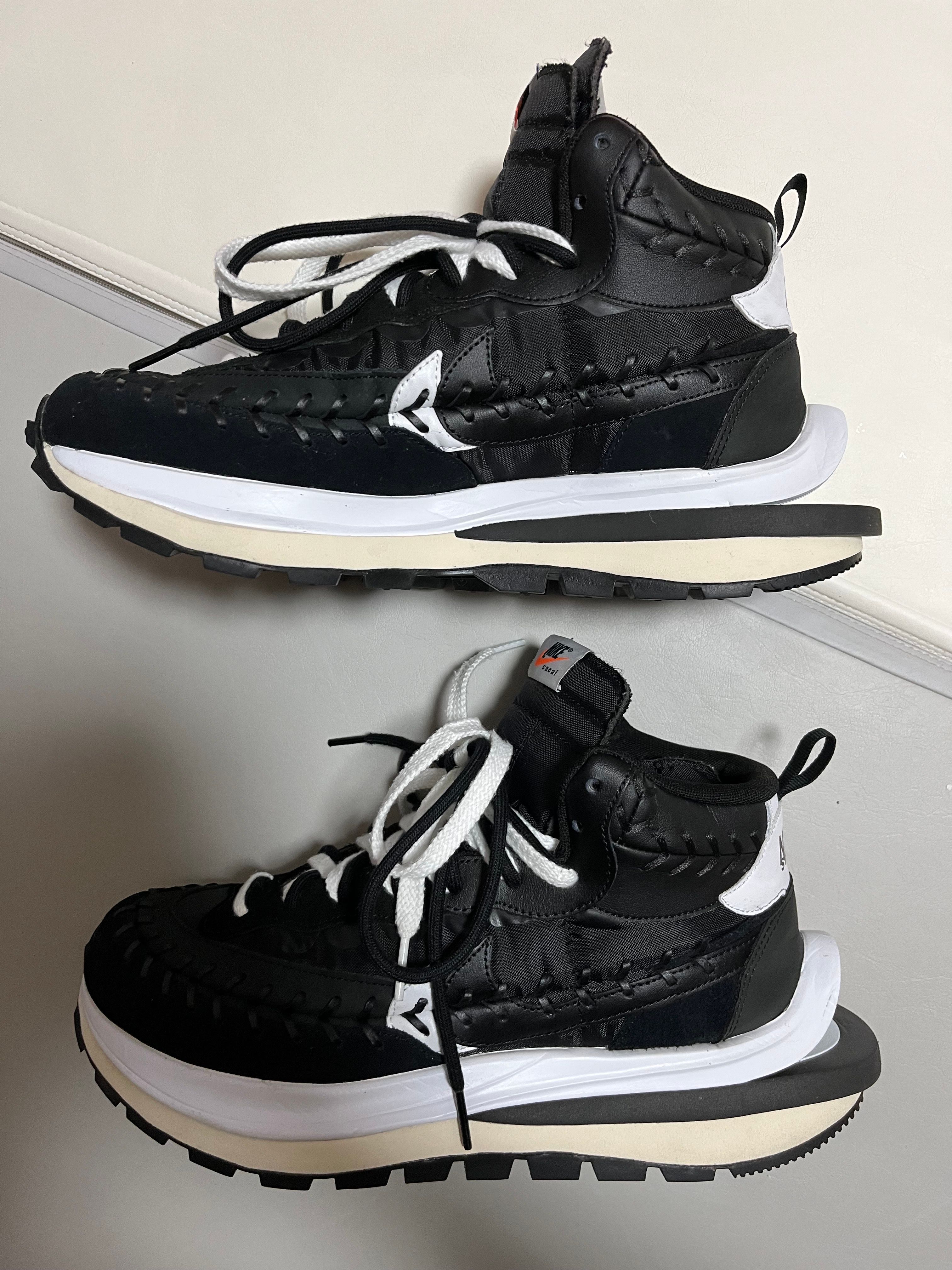 Jean-Paul Gaultier × sacai × Nike Vapor Waffle "Black/Black-White"