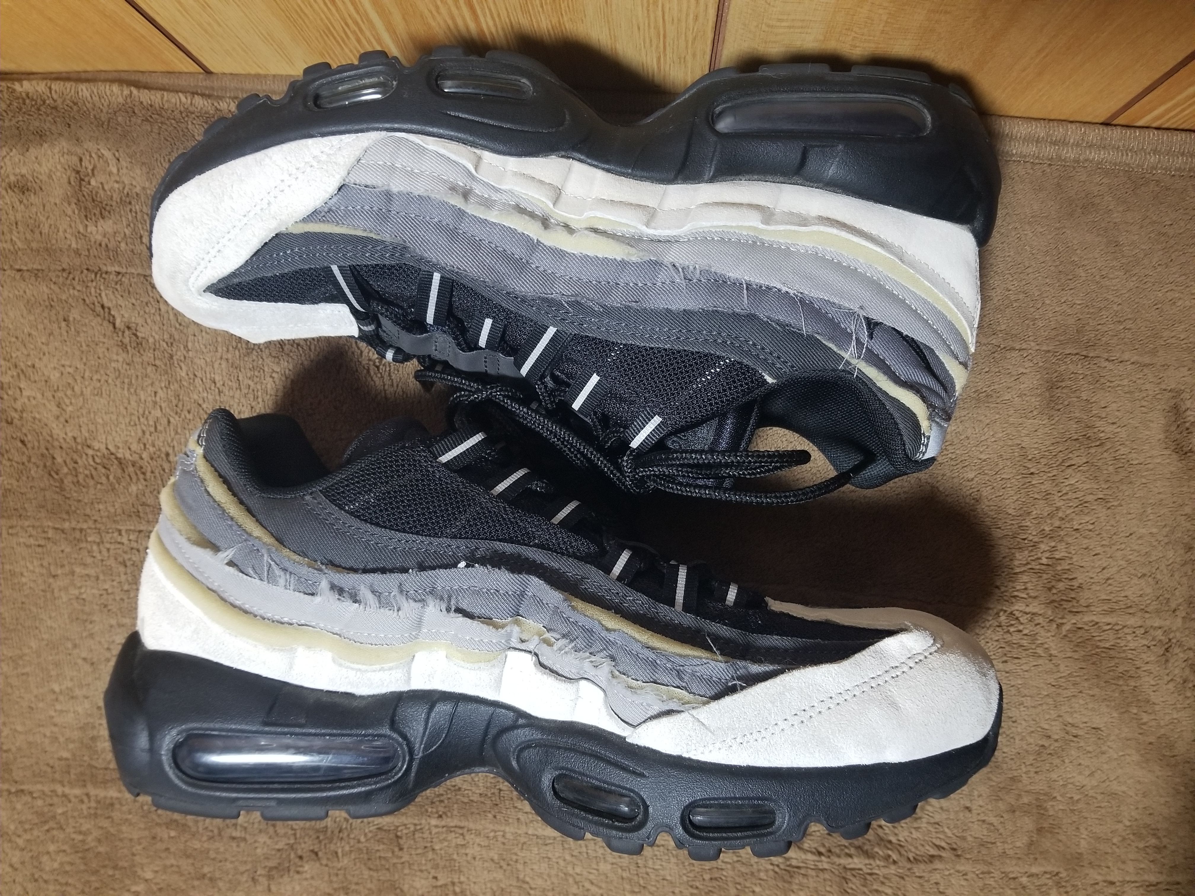 COMME des GARCONS × Nike Air Max 95 "Charcoal"