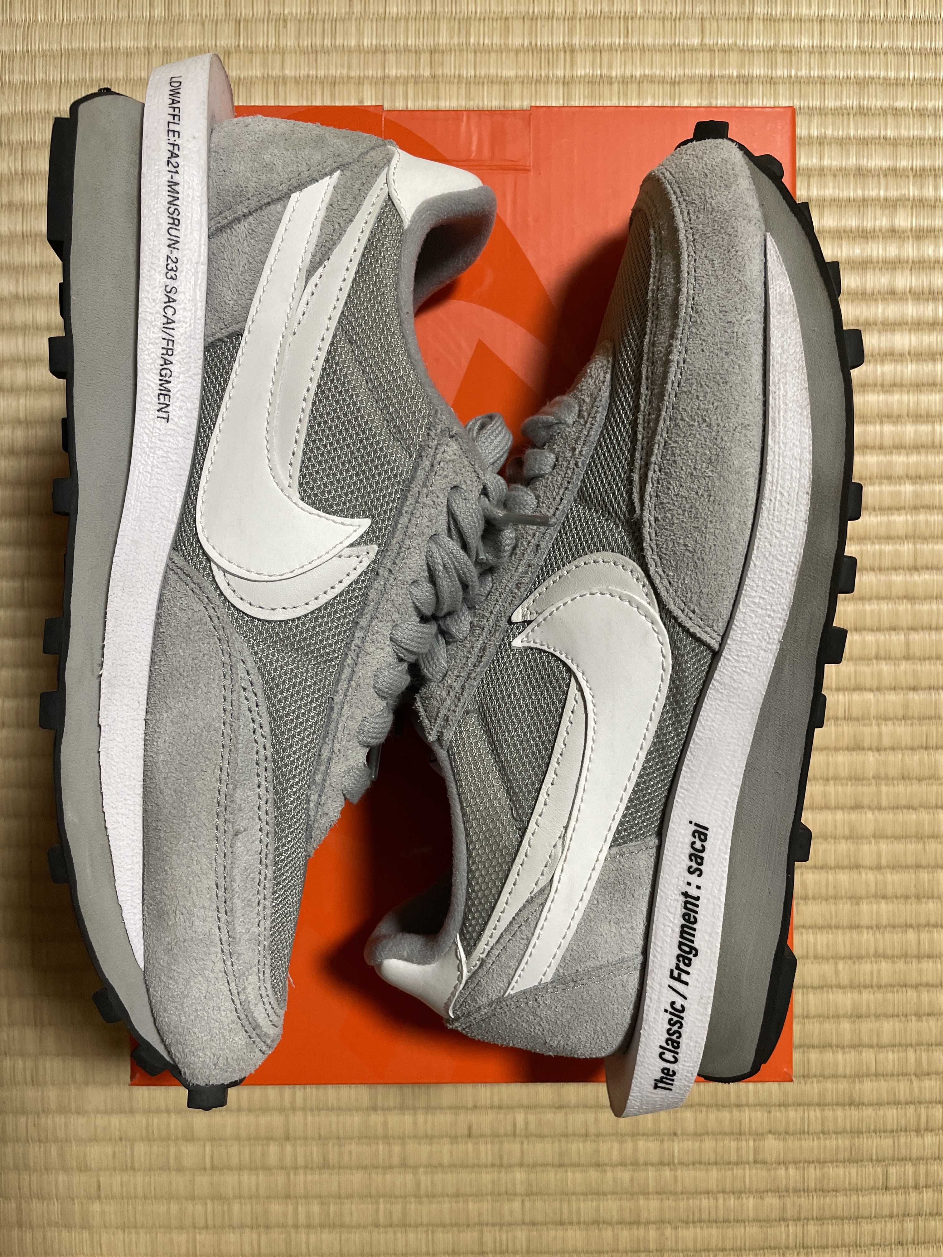 Fragment × sacai × Nike LD Waffle "Light Smoke Grey"