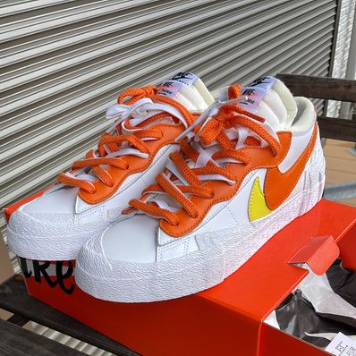 SACAI × NIKE BLAZER LOW "MAGMA ORANGE"