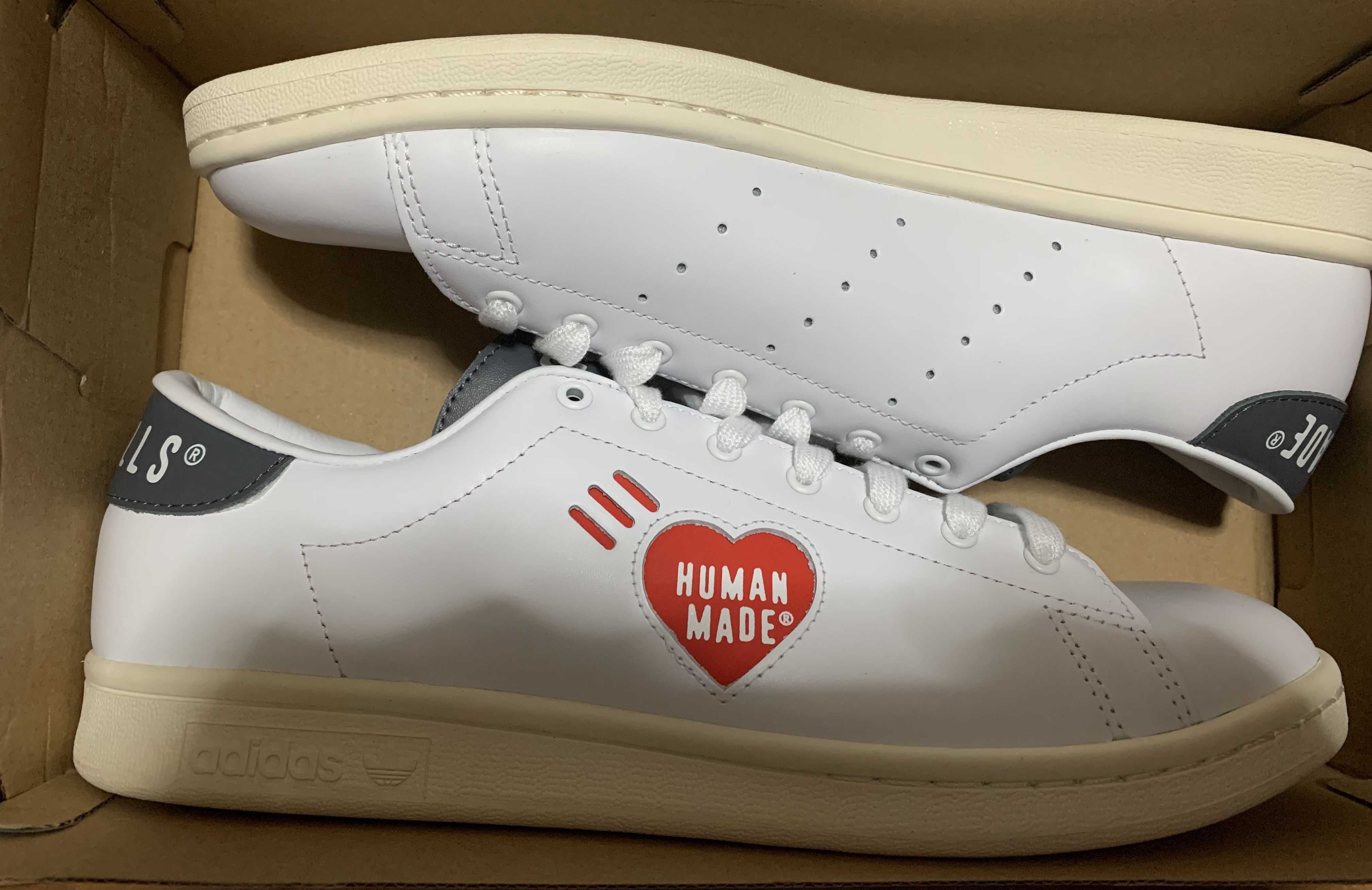 HUMAN MADE × adidas Stan Smith "WHITE/GREY"