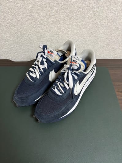 fragment design × sacai × Nike LD Waffle "Blackended Blue"