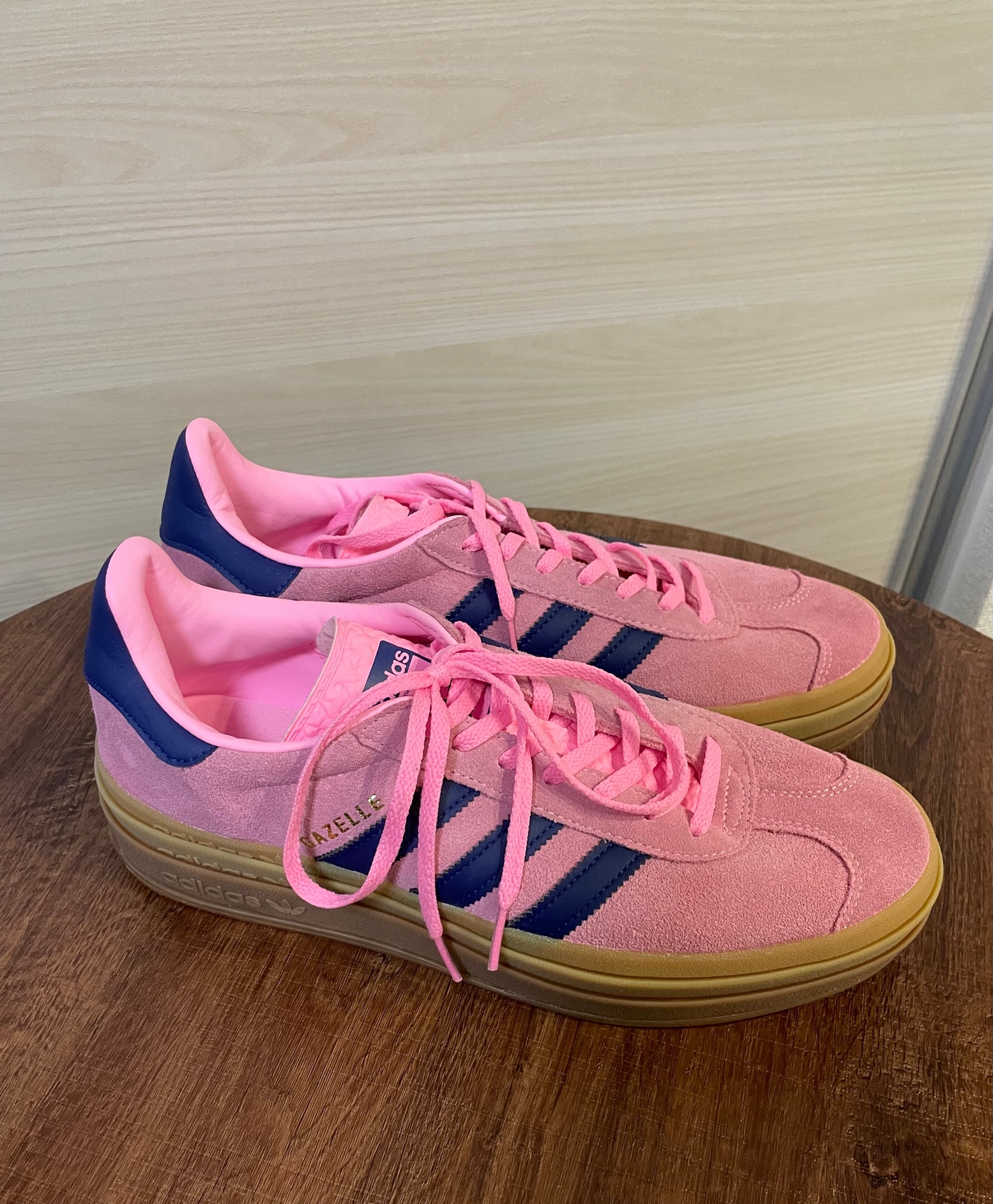 adidas Women's Gazellebold "Pink Glow/Victory Blue"